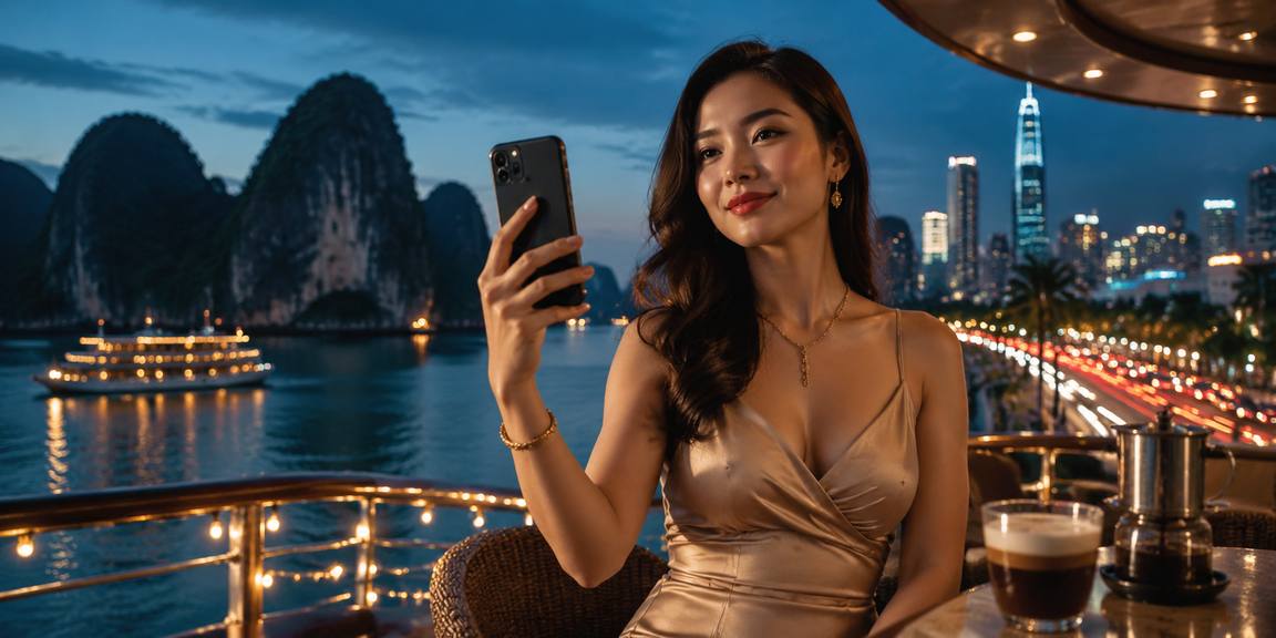 Người chơi nạp tiền casino qua điện thoại tại Vịnh Hạ Long